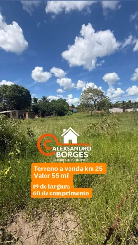 Terreno a venda no km 25