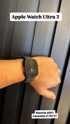 Apple Watch Ultra 3 garantia apple 17/03/2027