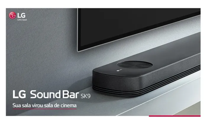 Soundbar LG 500W 5.1.2 Canais Dolby Atmos SK9