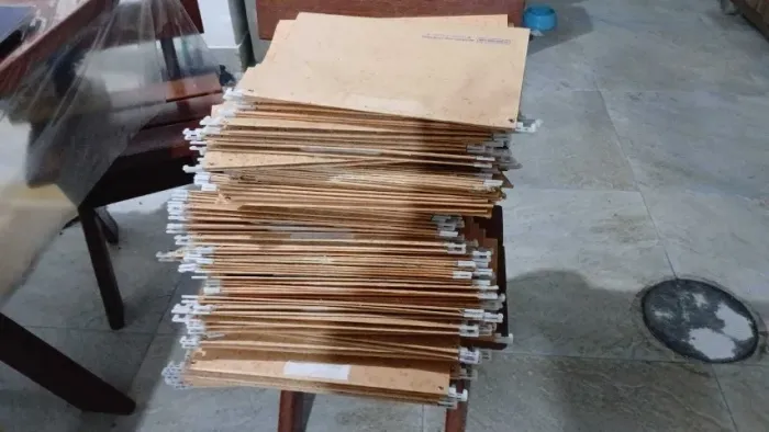 pastas suspensas para arquivo