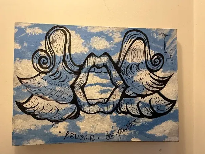 Quadro Beijo nas Nuvens por Giovanna Art Work