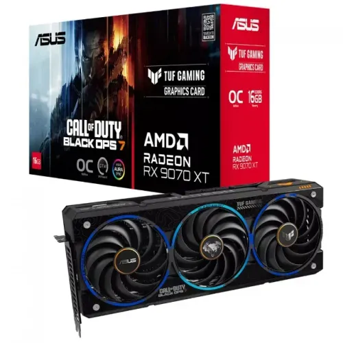 [lacrada + 10x + garantia] Asus TUF Gaming  RX 9070 XT COD BO7 Special Edition, 16GB, GDDR