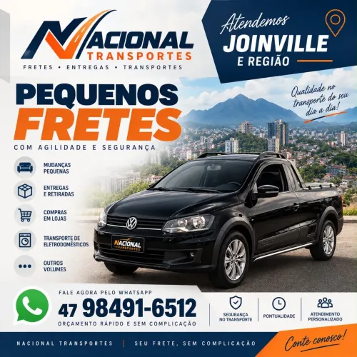 Frete Joinville - Pequenos Fretes