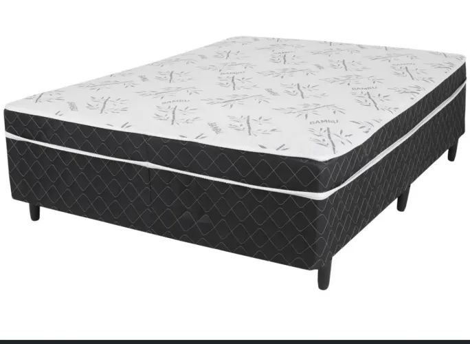 Cama Box Casal V-Joy Conjugada 50cm de Altura Benfica