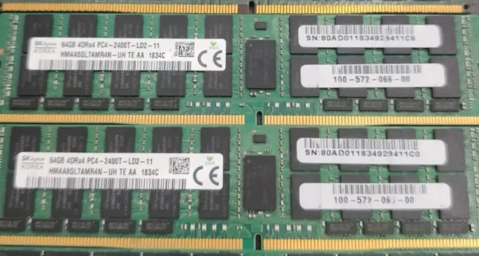 Memórias RAM SK Hynix 64gb de servidor (4 unidades)
