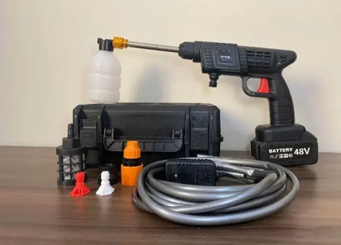 Lavadora Portátil de Alta Pressão Sem Fio 48V - Completa