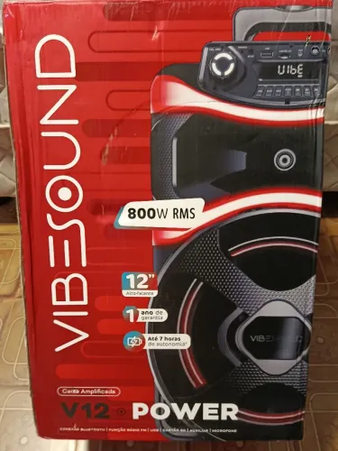 Caixa de Som Amplificada VIBE SOUND V.12 POWER