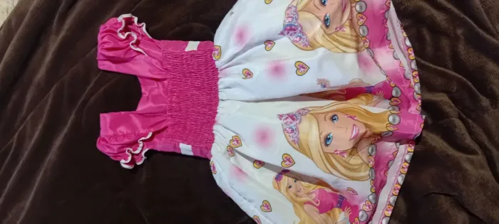 Vestido barbie 4 anos