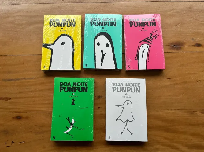 mangás boa noite punpun/oyasumi punpun 1 a 4 e 7