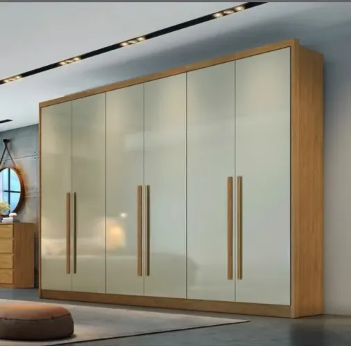 Guarda-Roupa Casal Elegance 6 Portas e 6 Gavetas 100% MDF