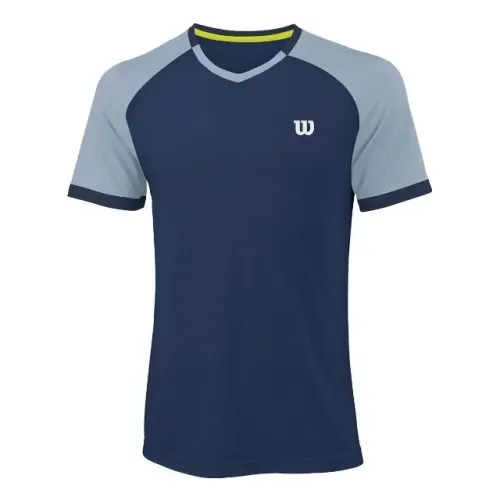 Camiseta Wilson Tour Slam DRY-FIT azul marinho