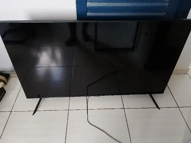 Smart tv Samsung 50 polegadas tela trincada