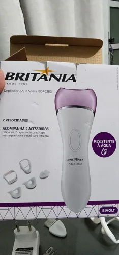 DEPILADOR ELÉTRICO BRITÂNIA AQUA SENSE BDP02RX - BIVOLT