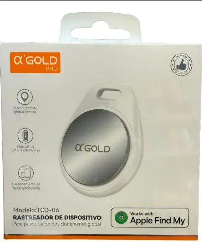 Rastreador A'Gold Pro TCD-06 (Estilo AirTag) - Compatível c/ iPhone