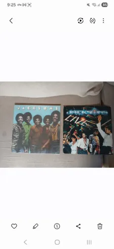 3 Discos de vinil Michael jackson