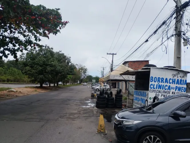 Alugo borracharia funcionando na avenida São Rafael 