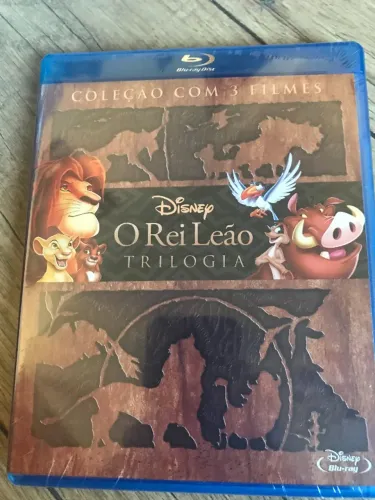 Box Blu-ray Trilogia O Rei Leão (Filmes 1, 2 e 3) - LACRADO