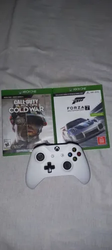 Controle Xbox e jogos