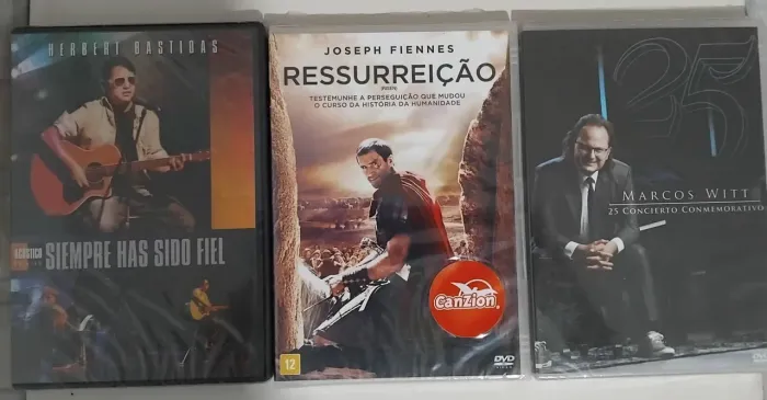 Kit 3 dvds Gospel novos lacrados