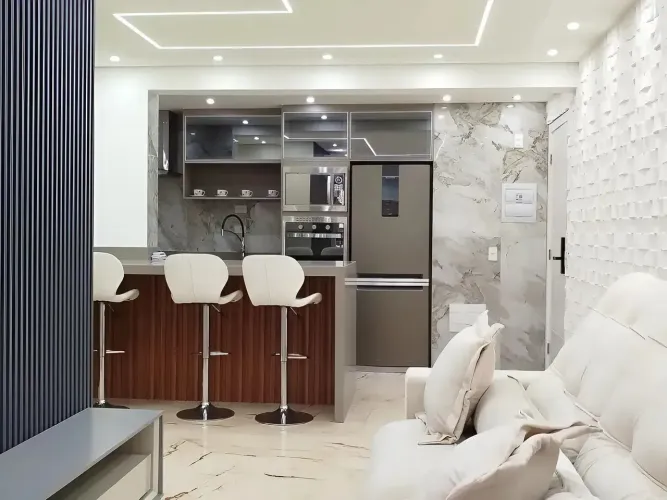 APARTAMENTO MOBILIADO | 84 M², 3 DORMITÓRIOS, 1 SUÍTE E 1 VAGA