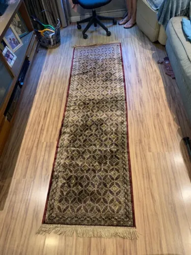 tapete tipo persa 2,26 m x 64 cm
