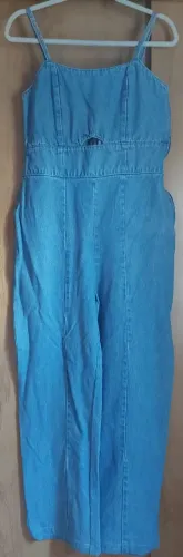 Macacão jeans, tamanho 44, novinho