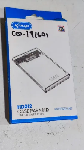 Case Gaveta Transparente para HD/SSD 2,5" USB 3.0 Knup (KP-HD012)