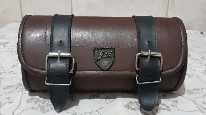 Bolsa moto couro RETRÔ