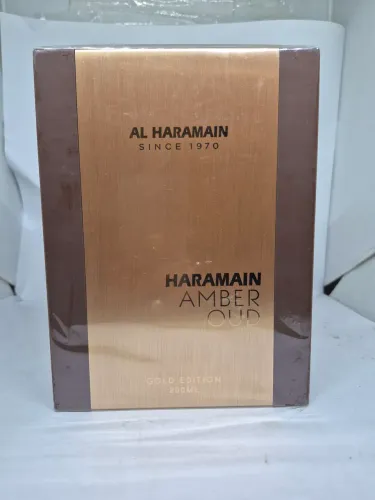 PERFUME AL HARAMAIN AMBER OUD GOLD EDITION 200ML, LACRADO, ORIGINAL .RARO