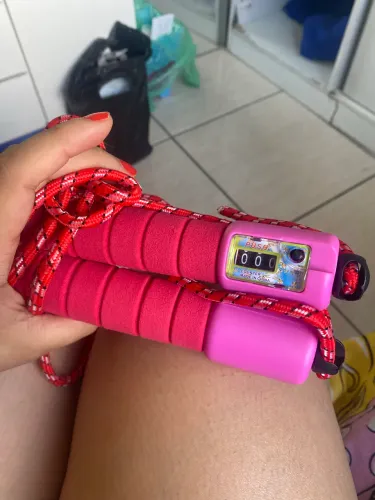 Corda de pular esportiva