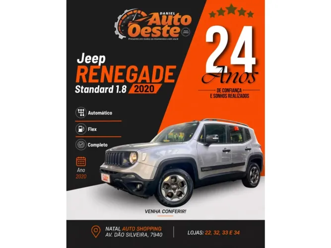 Jeep Renegade 1.8 4X2 Flex 16V Aut. 2020