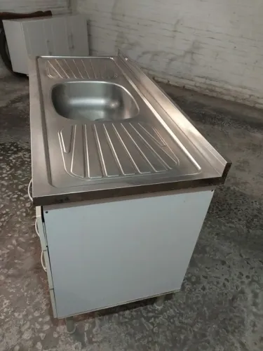 balcão pia , inox uma cuba