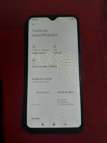 Redmi note 7 (detalhe)