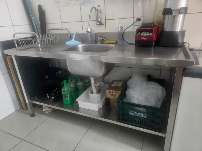 Bancada de Inox