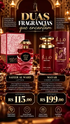 Perfumes árabes em promoção (VALORES NAS FOTOS)