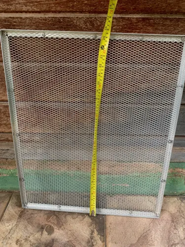 Bandeja alumínio para desidratadora.