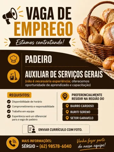 VAGAS DE EMPREGO