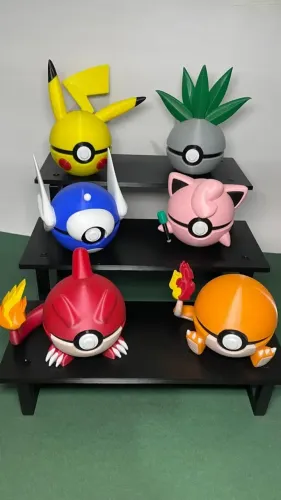 POKEBOLAS COLECIONÁVEIS 3D POKEMON