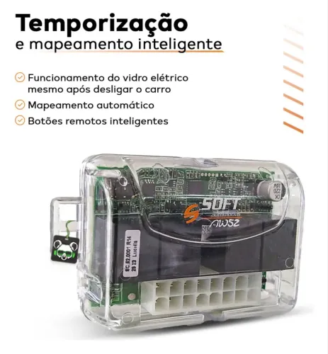 Módulo para vidros elétricos AW52 para 2 vidros