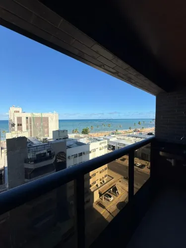 Apartamento Quarto e Sala com Varanda com Vista mar à venda no Edifício Noah