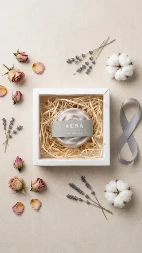 Sabonete Artesanal de Rosa - Linha Aura