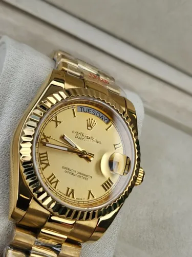 Relogio Rolex Day-Date todo Dourado LINHA PREMIUM