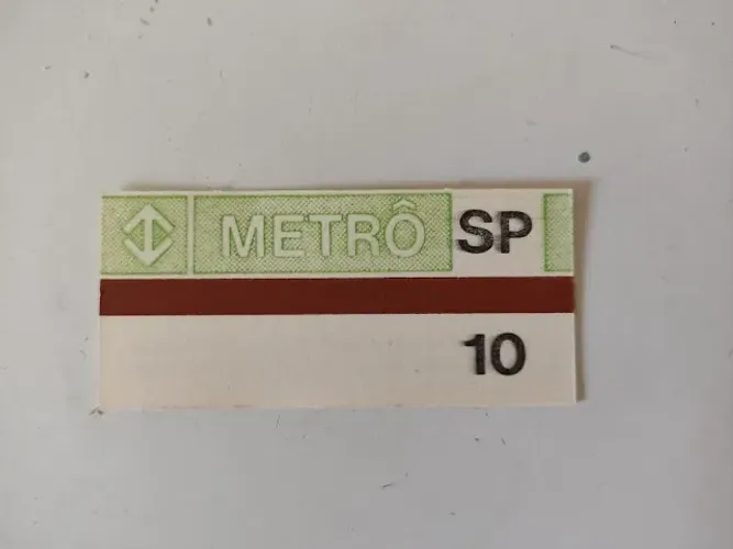 Passe Escolar Metro Antigo Multiplo 10 Colecionador