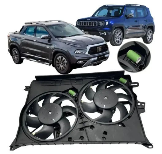 Ventoinha Fiat Toro e Jeep Renegade e Compas