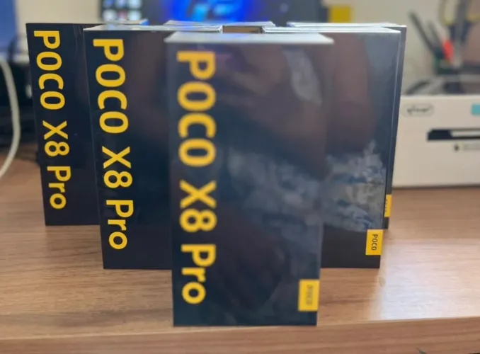 Celular Poco X8 Pro 12+512Gb -Branco Preto Novo disponível Entregamos 