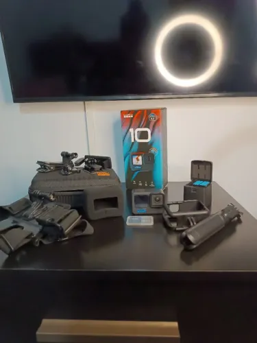 GoPro Hero 10 Black + Kit Completo de Acessórios