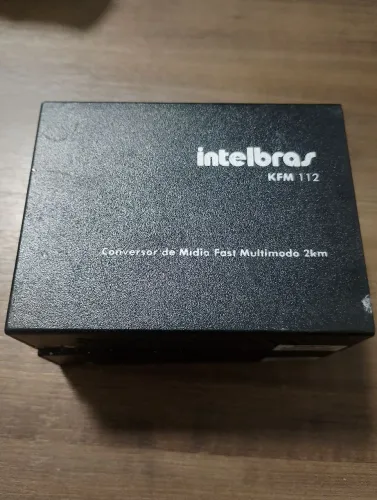 Par de conversor de mídia KFM112 Intelbras 