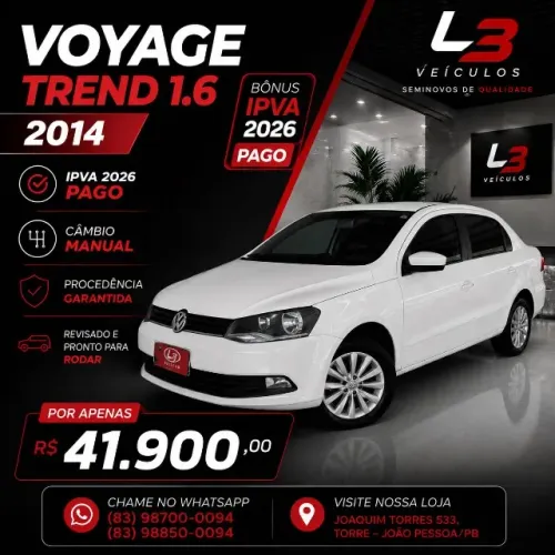 Volkswagen Voyage 1.6/1.6 City MI Total Flex 8V 4P 2014