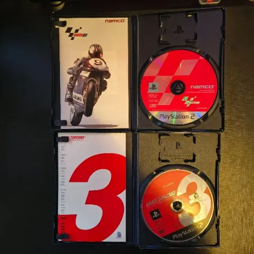 2 Jogos PS2 Originais: Gran Turismo 3 A-spec + MotoGP Namco