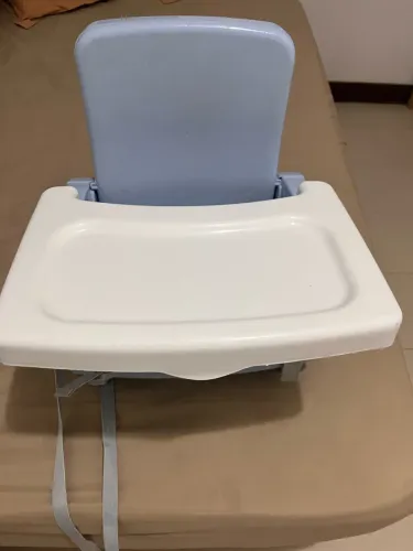 Cadeira de refeição portátil Voyage Cake azul até 23kg